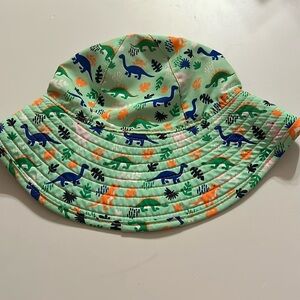 Baby Sun Hat (baby dinosaurs) with Chin Strap NEW no tags